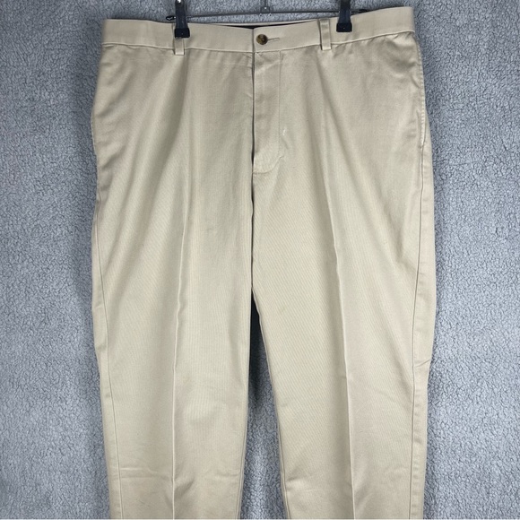 Roundtree & Yorke Pants 36X30 Tan Zip Closure Dress Pants - Picture 1 of 12